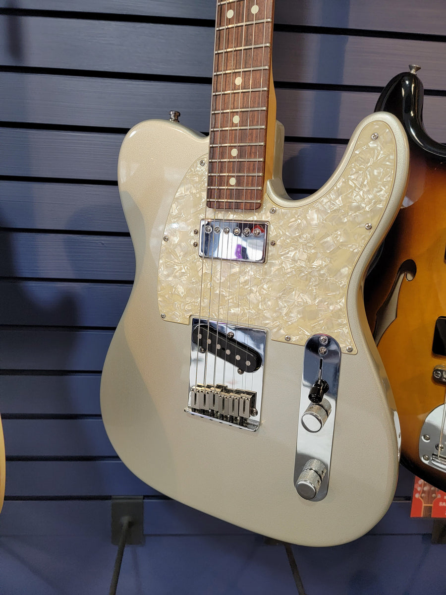 Used 2002 Fender Fat-Telecaster Inca Silver – Blue Mountain Guitar