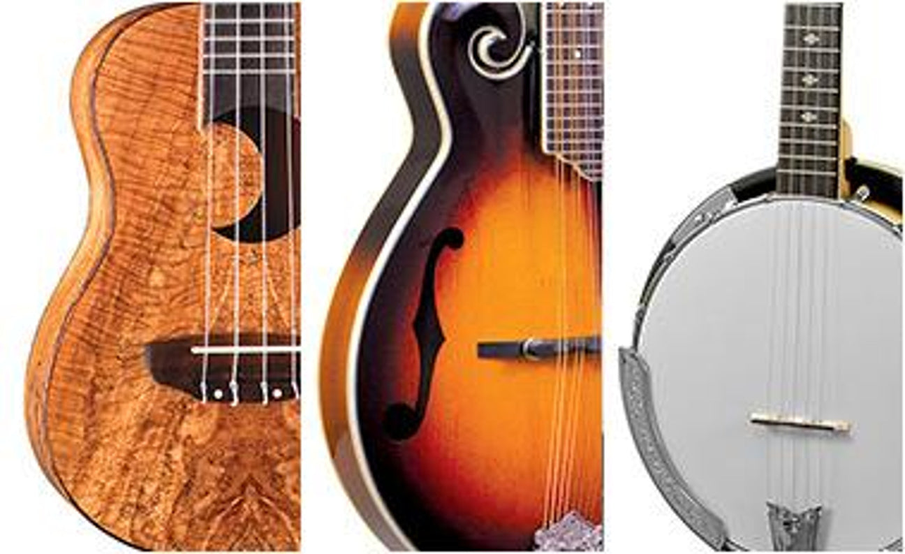 Ukuleles, Banjos & Mandolins