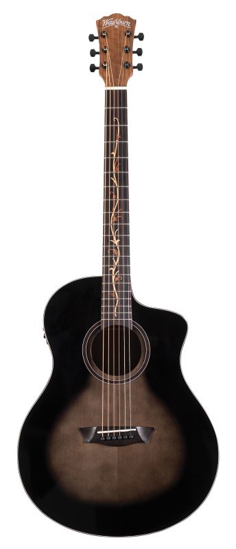 Washburn VITE S9V Bella Tono Studio - Gloss Charcoal Burst