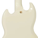 Vintage VS6 ReIssued Electric Guitar ~ Vintage White/Gold Hardware