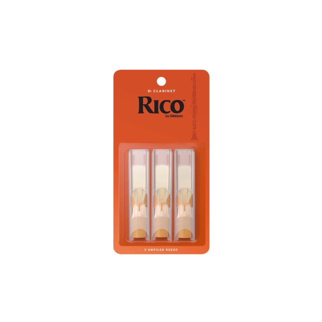 Rico Bb Clarinet Reeds - 3 Pack