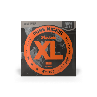 13-56 Jazz Medium, XL Pure Nickel Electric Guitar Strings