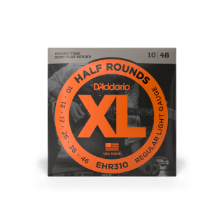 D'Addario XL Half Rounds Electric Guitar Strings