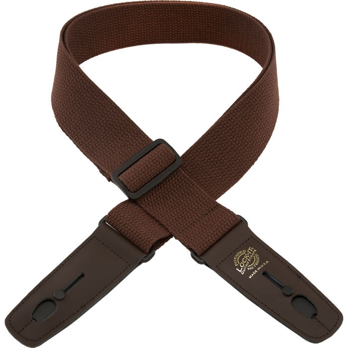 Henry Heller LOCK-IT 2" Cotton Guitar Strap (5 Color options)