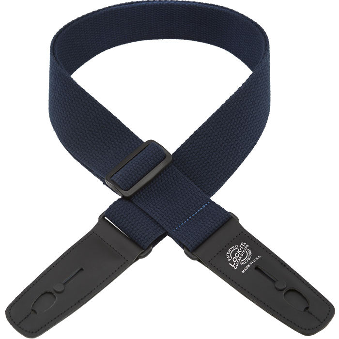 Henry Heller LOCK-IT 2" Cotton Guitar Strap (5 Color options)