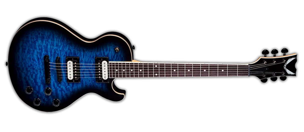 DEAN THOROUGHBRED X QUILT MAPLE TRANS BLUE BURST