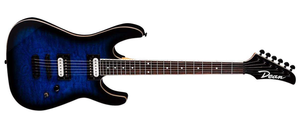 DEAN MD X QUILT MAPLE TRANS BLUE BURST