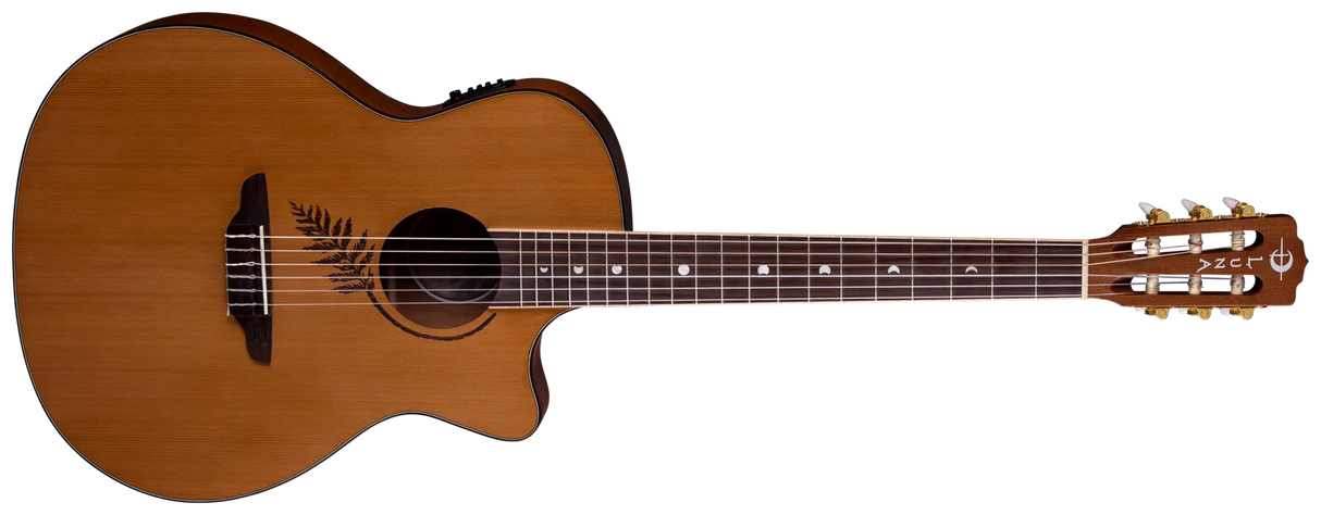 LUNA WOODLAND CEDAR NYLON A/E GRAND CONCERT CUTAWAY